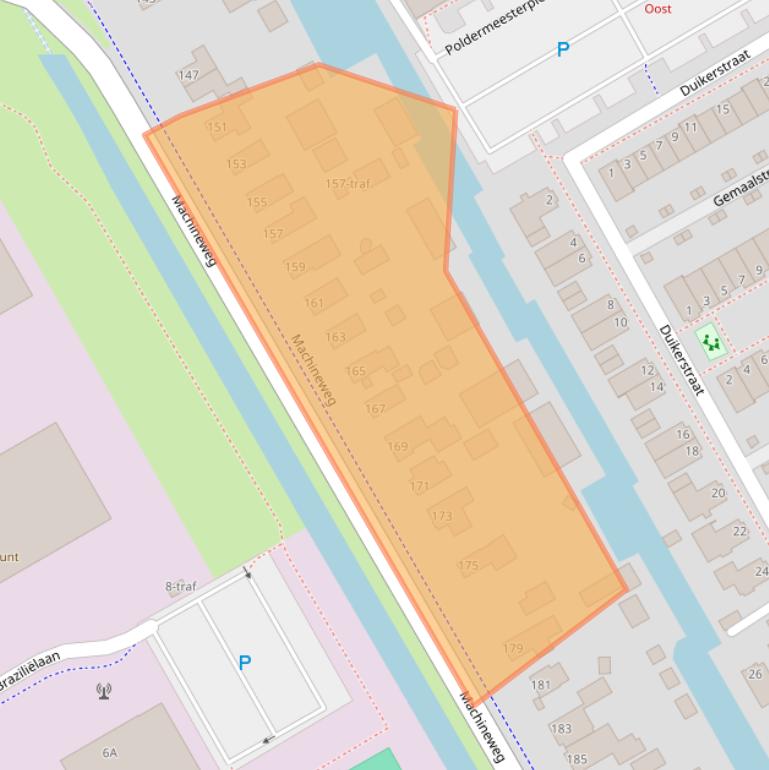 Kaart van postcodegebied 1432ER.