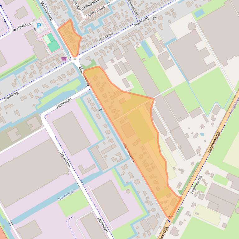 Kaart van postcodegebied 1432ES.