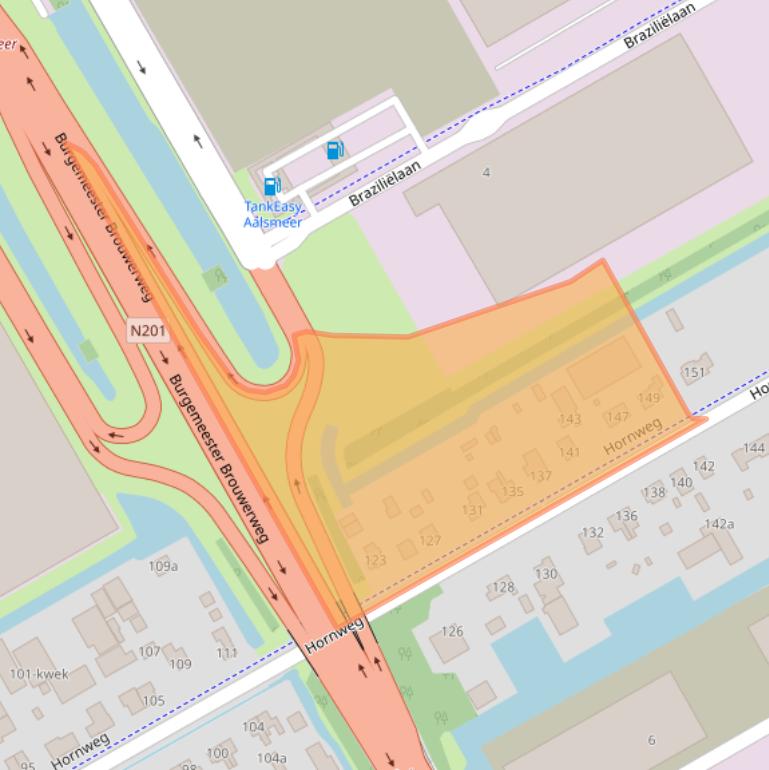 Kaart van postcodegebied 1432GG.