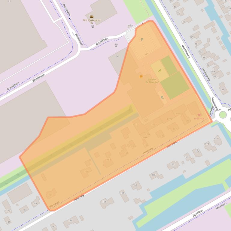 Kaart van postcodegebied 1432GH.