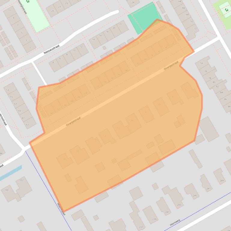 Kaart van postcodegebied 1432GZ.