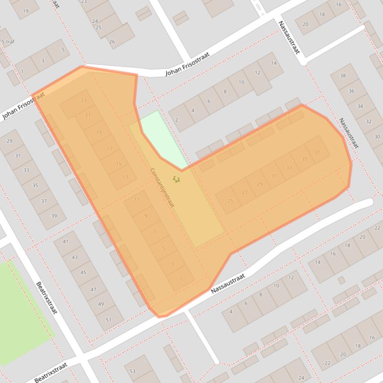 Kaart van postcodegebied 1432HA.