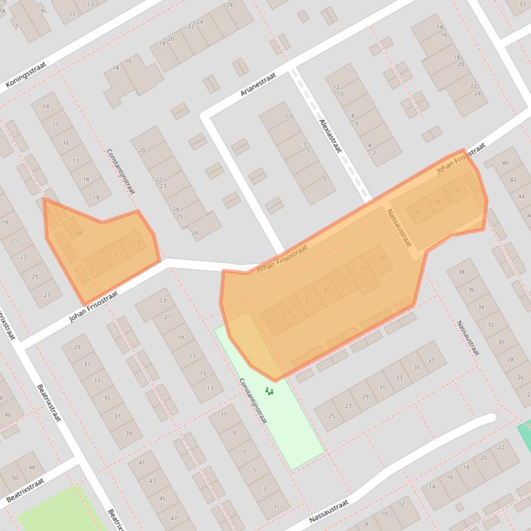 Kaart van postcodegebied 1432HH.