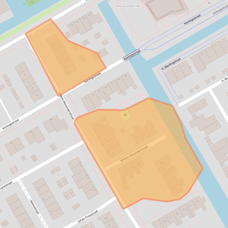 Kaart van postcodegebied 1432HK.