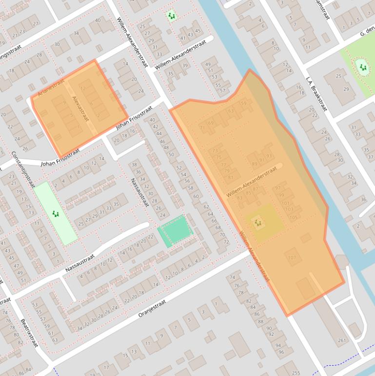 Kaart van postcodegebied 1432HL.