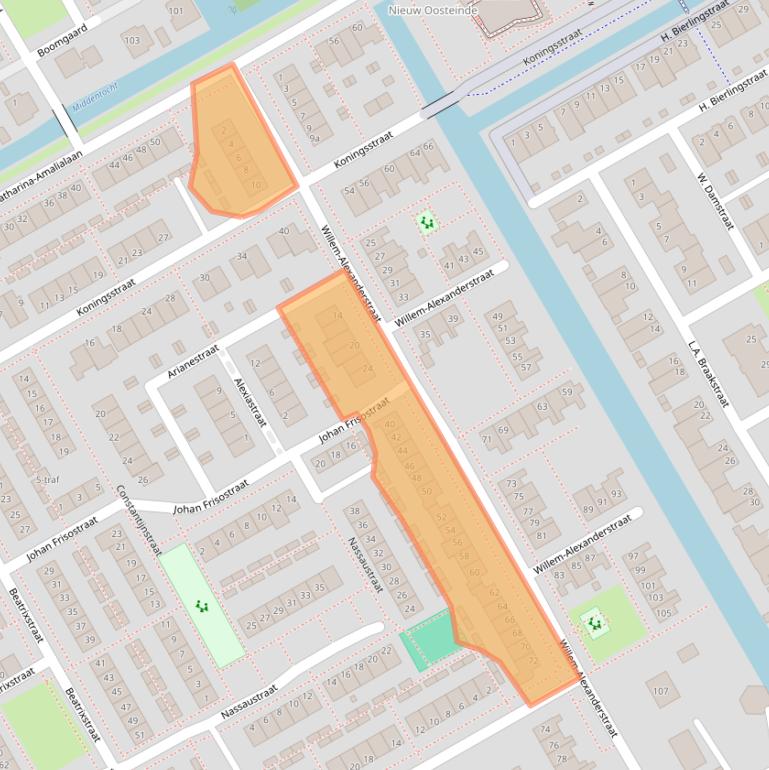 Kaart van postcodegebied 1432HM.