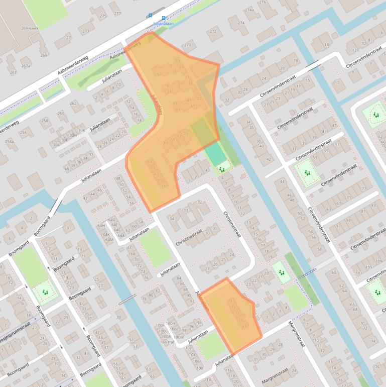 Kaart van postcodegebied 1432HT.