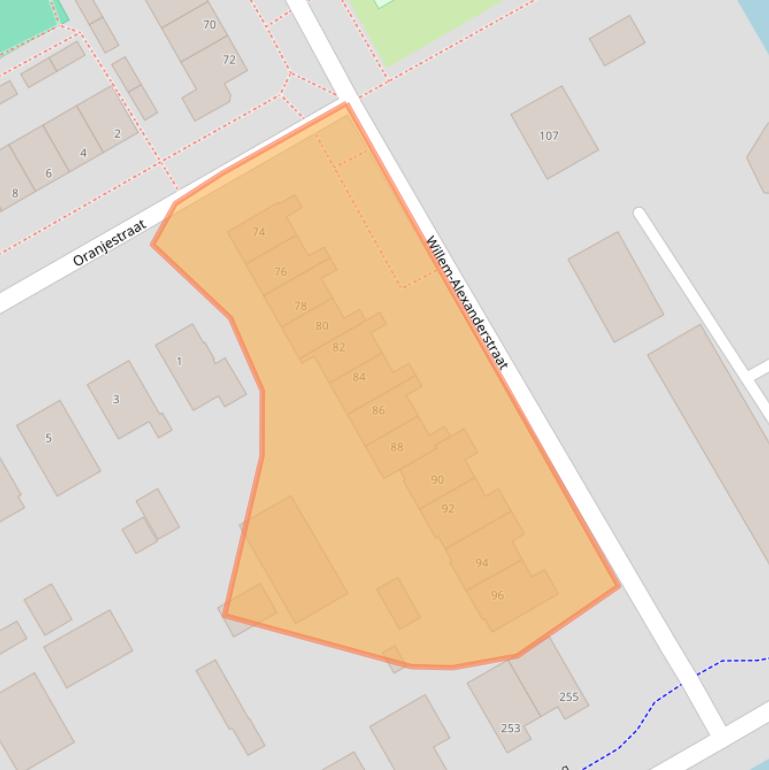 Kaart van postcodegebied 1432JM.