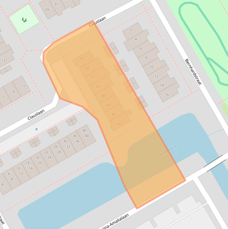 Kaart van postcodegebied 1432JP.