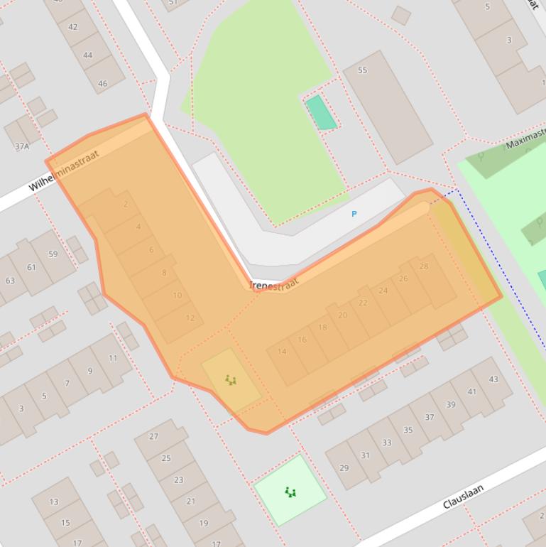 Kaart van postcodegebied 1432JS.