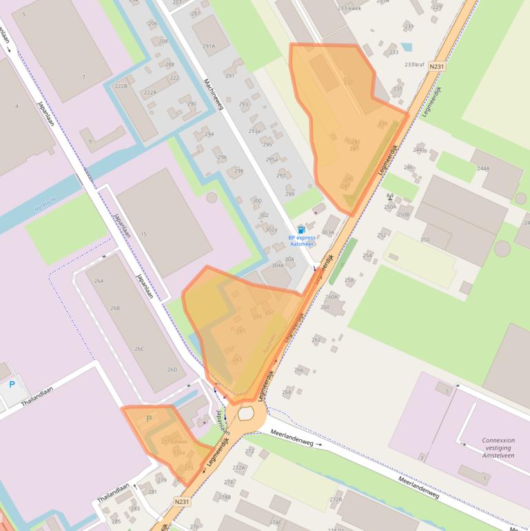 Kaart van postcodegebied 1432KB.