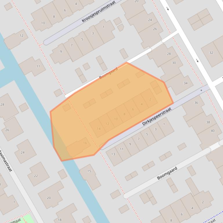 Kaart van postcodegebied 1432LK.