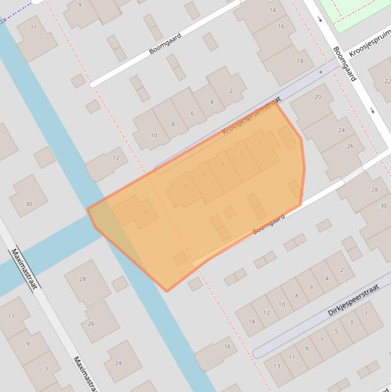 Kaart van postcodegebied 1432LN.