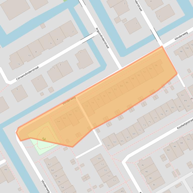 Kaart van postcodegebied 1432MK.
