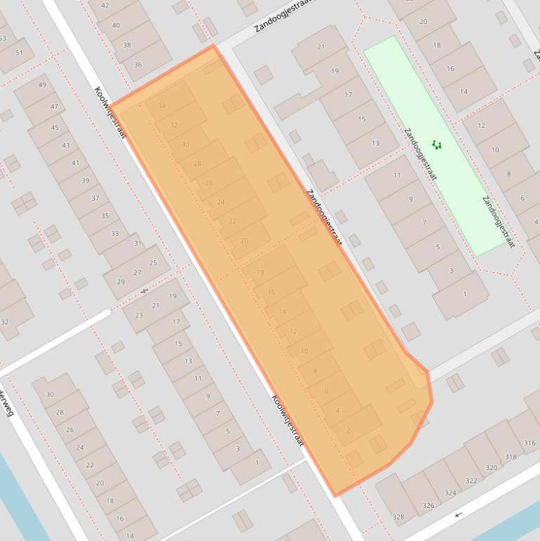 Kaart van postcodegebied 1432NA.