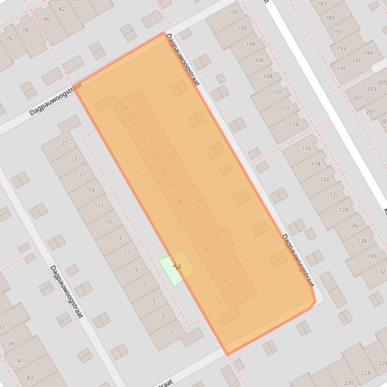 Kaart van postcodegebied 1432NG.