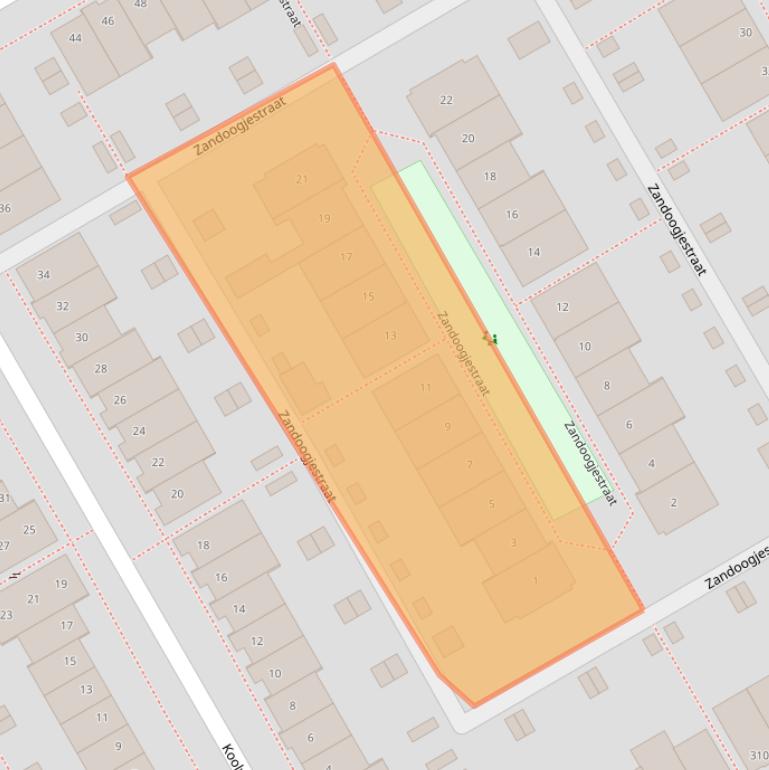 Kaart van postcodegebied 1432NK.