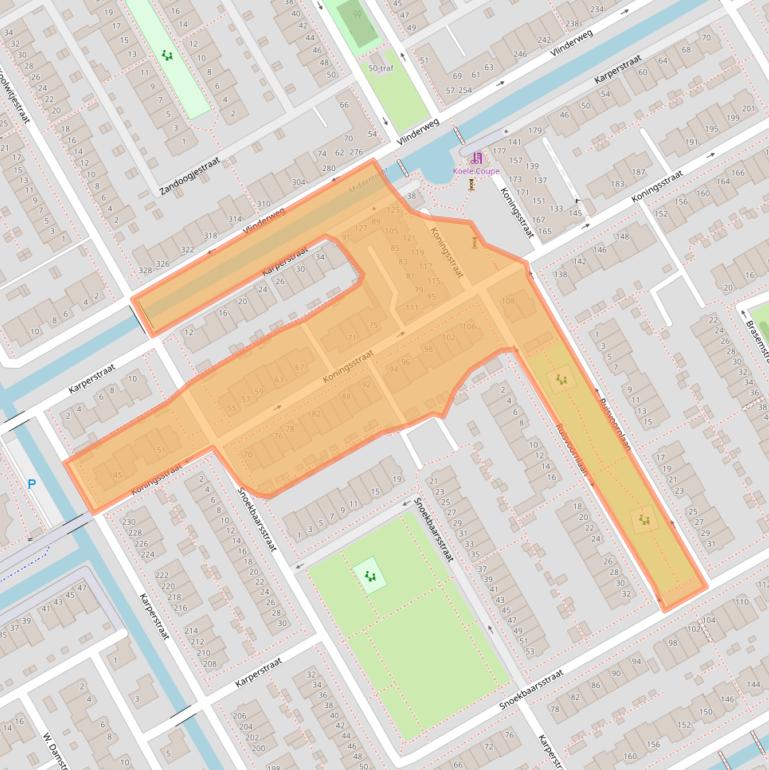 Kaart van postcodegebied 1432PL.