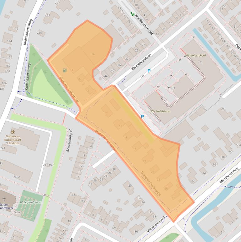 Kaart van postcodegebied 1433AA.