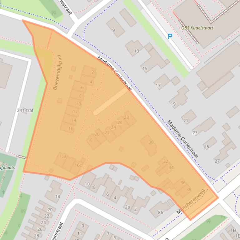 Kaart van postcodegebied 1433AB.