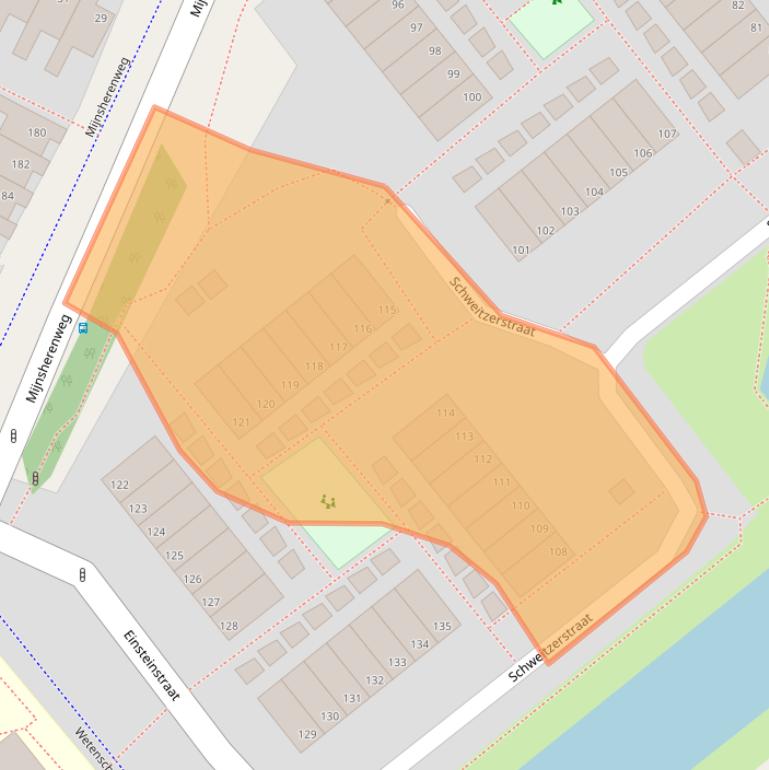 Kaart van postcodegebied 1433AM.