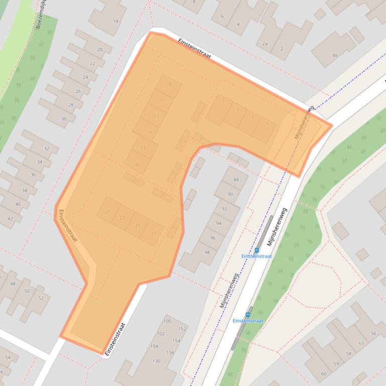 Kaart van postcodegebied 1433BB.