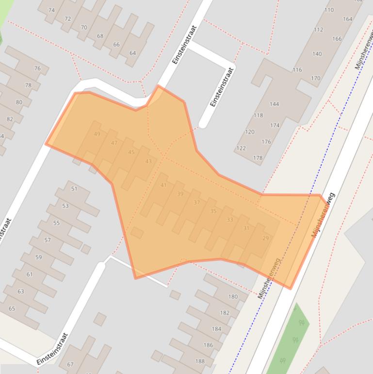 Kaart van postcodegebied 1433BC.