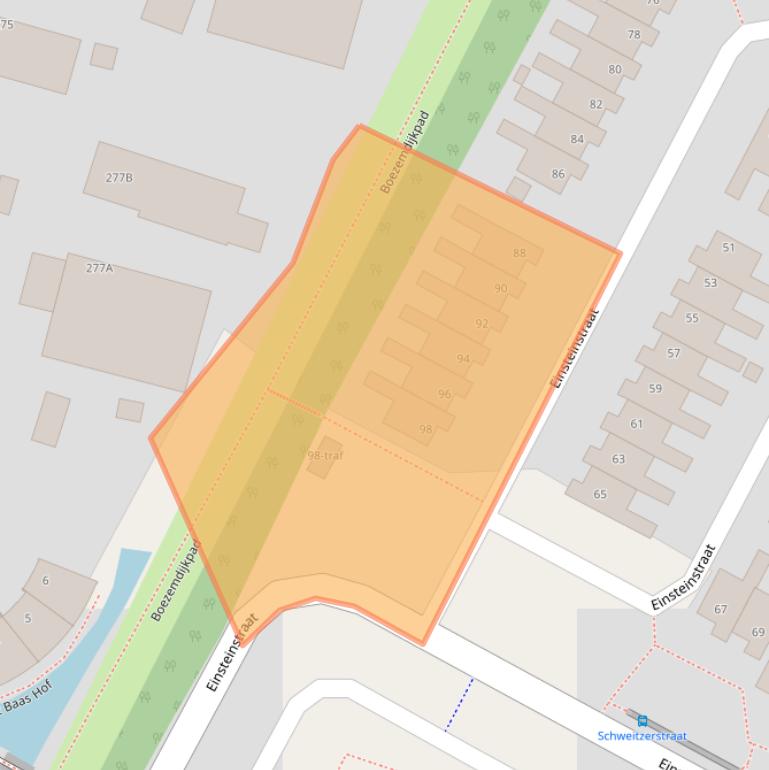 Kaart van postcodegebied 1433BH.