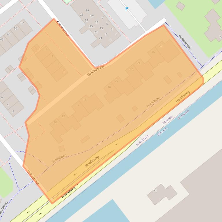 Kaart van postcodegebied 1433BX.