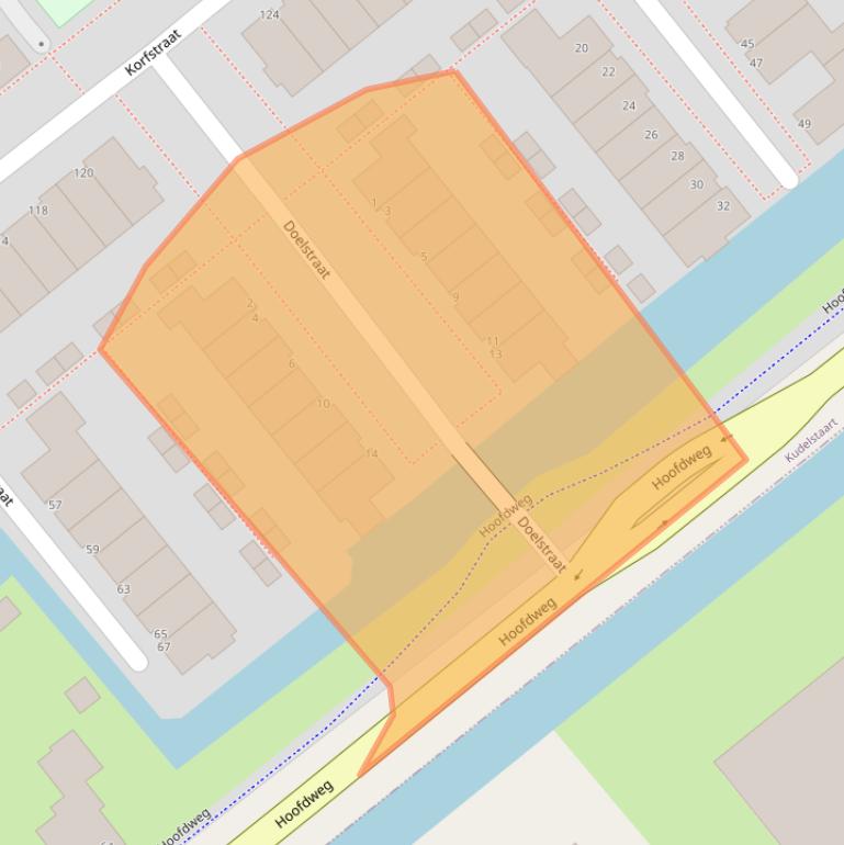 Kaart van postcodegebied 1433DA.