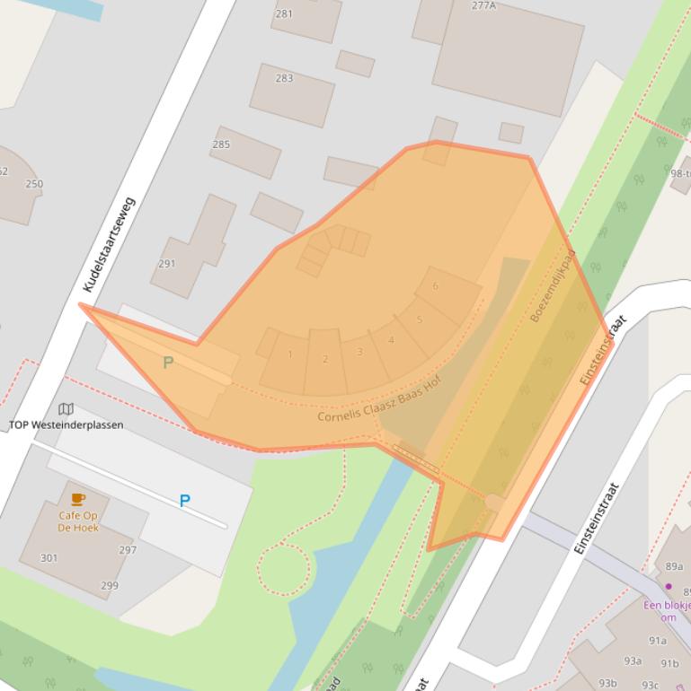 Kaart van postcodegebied 1433GD.