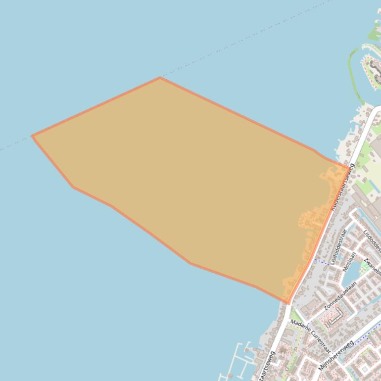 Kaart van postcodegebied 1433GN.