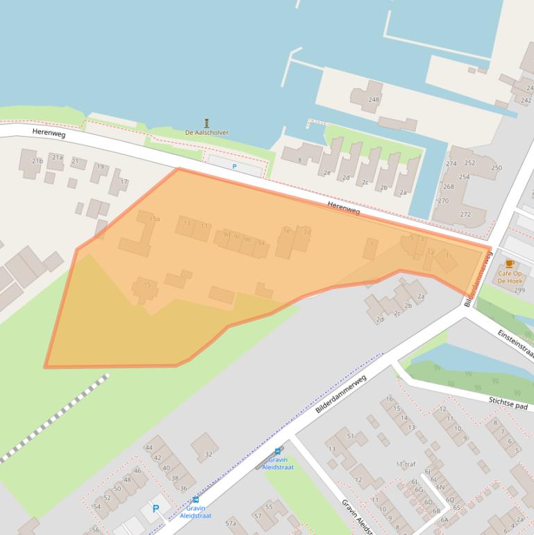 Kaart van postcodegebied 1433GS.