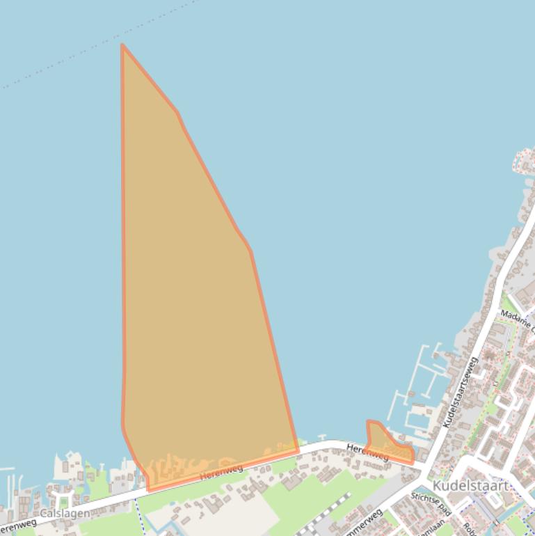 Kaart van postcodegebied 1433HA.