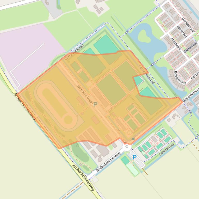 Kaart van postcodegebied 1433HM.