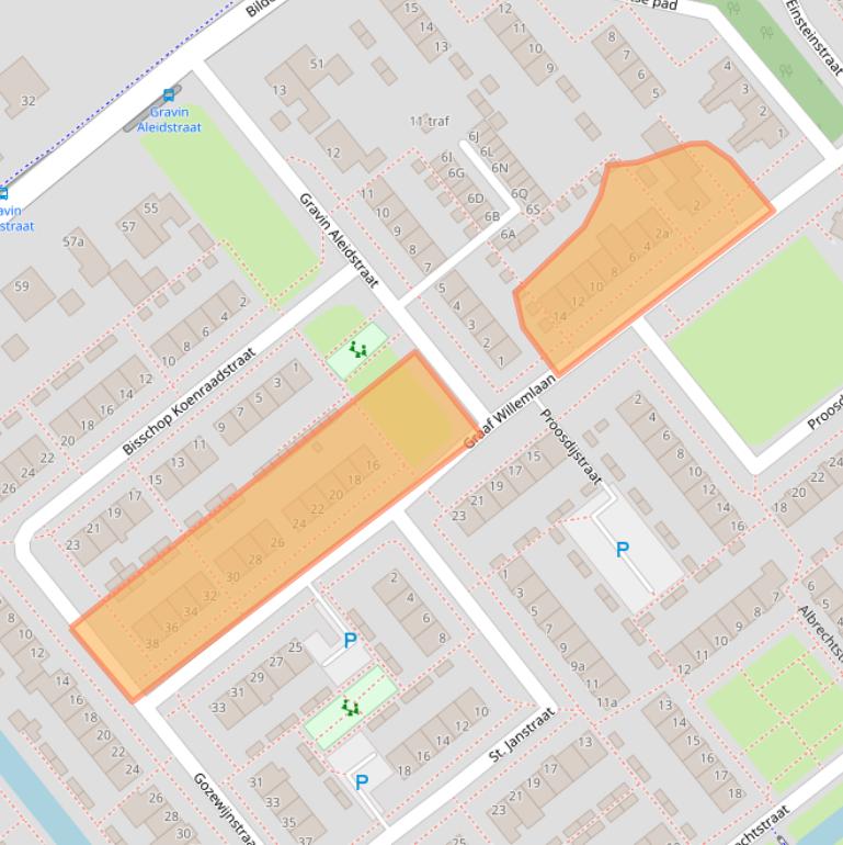 Kaart van postcodegebied 1433HN.