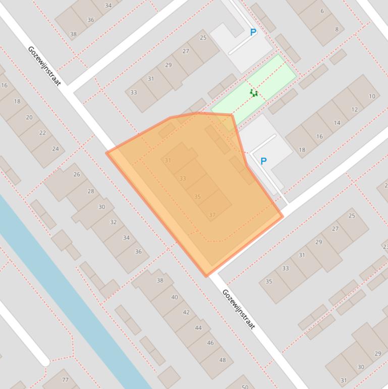 Kaart van postcodegebied 1433JA.