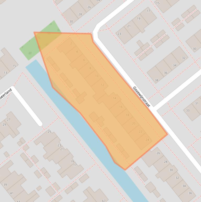 Kaart van postcodegebied 1433JB.