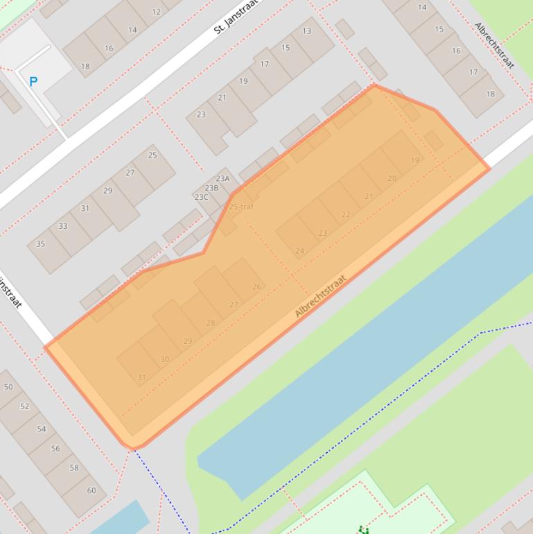 Kaart van postcodegebied 1433JE.