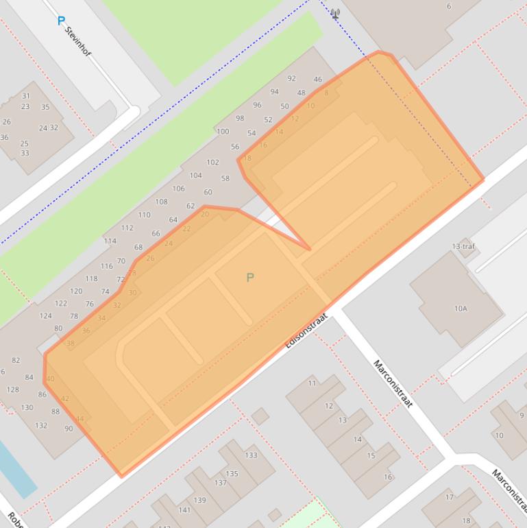 Kaart van postcodegebied 1433KB.