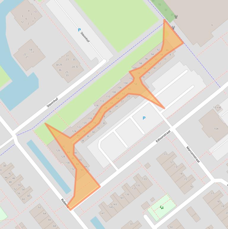 Kaart van postcodegebied 1433KC.