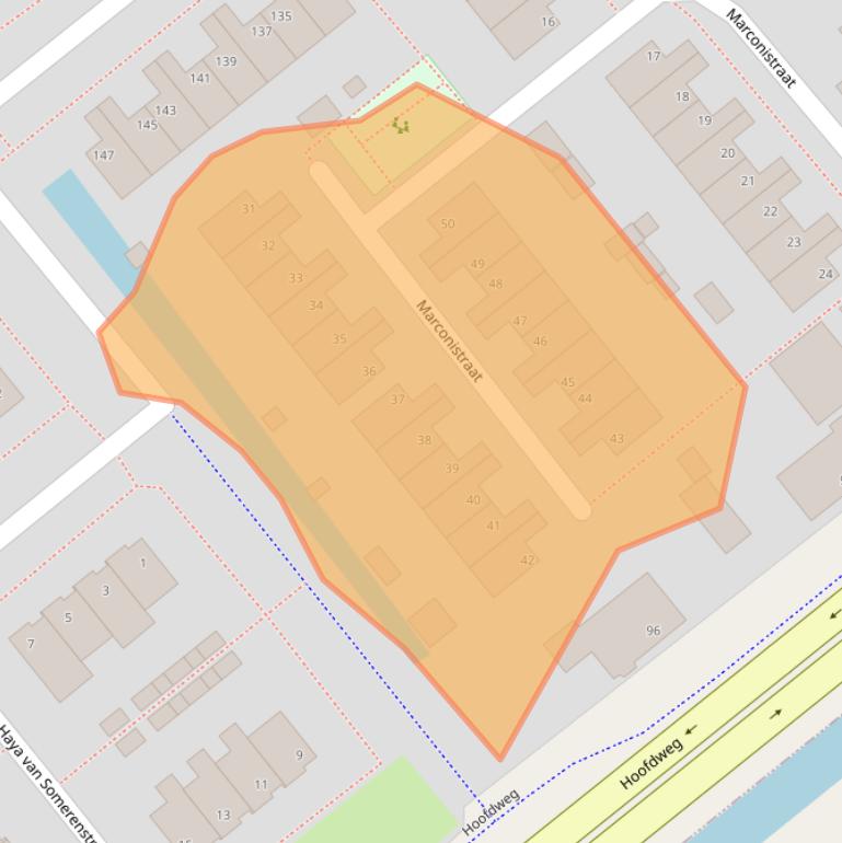 Kaart van postcodegebied 1433KL.