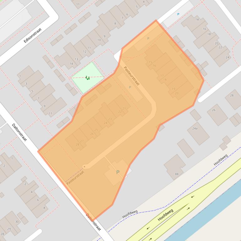 Kaart van postcodegebied 1433KT.