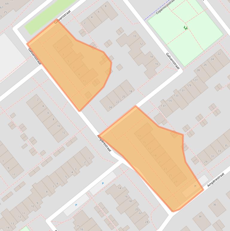 Kaart van postcodegebied 1433KV.