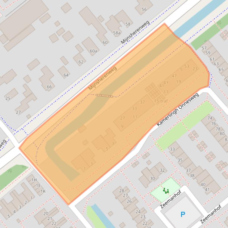 Kaart van postcodegebied 1433LC.