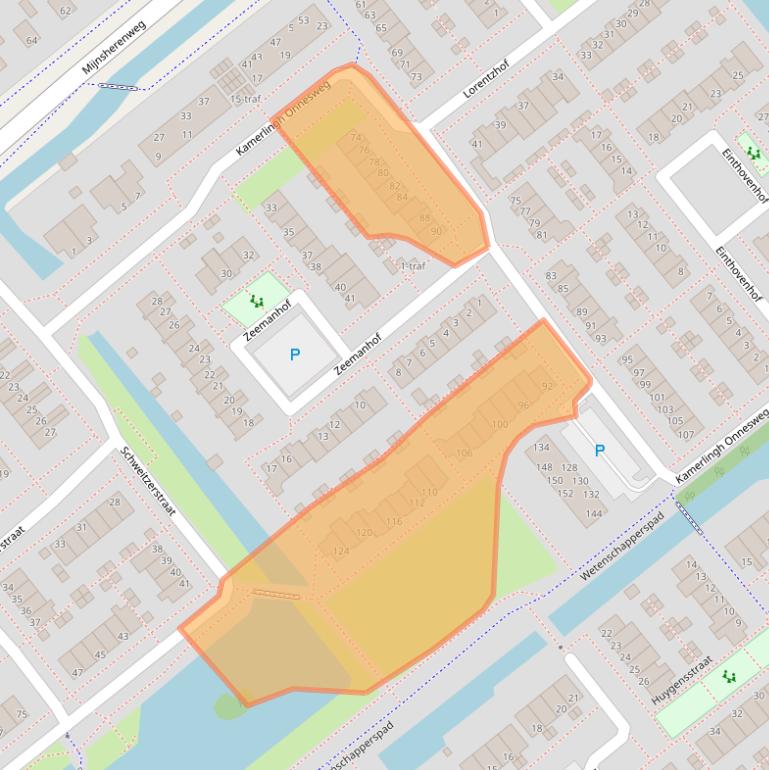 Kaart van postcodegebied 1433LK.