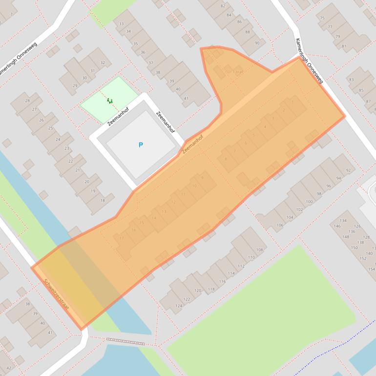 Kaart van postcodegebied 1433LM.