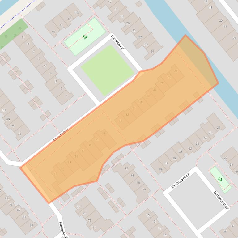 Kaart van postcodegebied 1433LT.