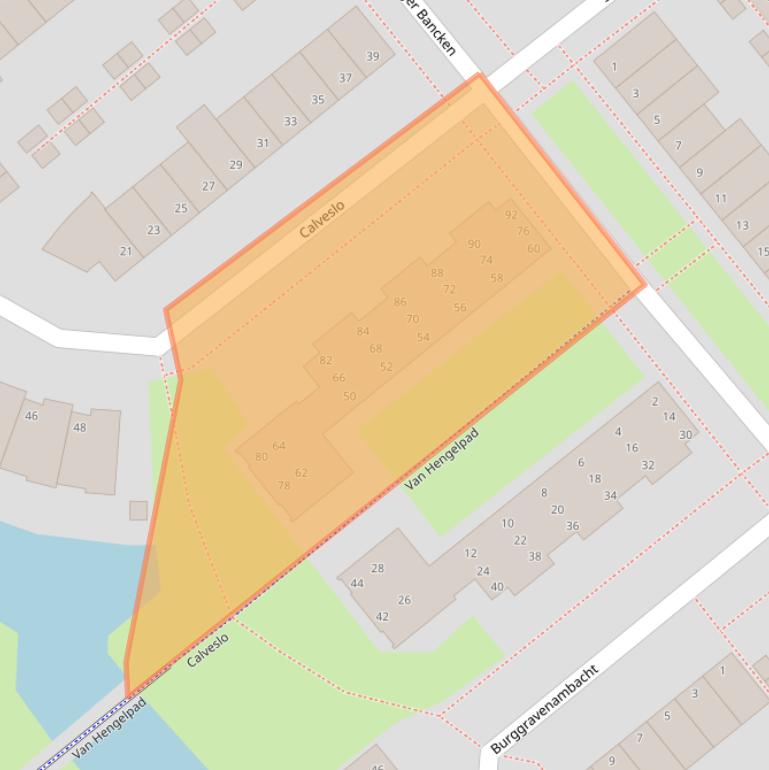 Kaart van postcodegebied 1433NJ.