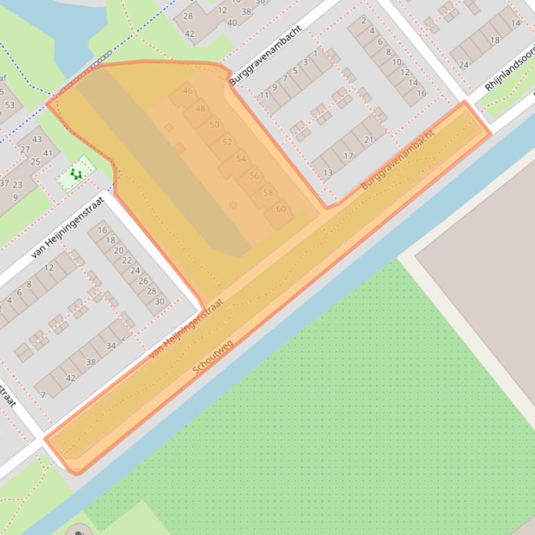 Kaart van postcodegebied 1433NP.